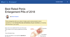 Desktop Screenshot of malepenisenlargementpills.com