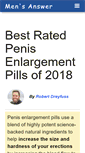 Mobile Screenshot of malepenisenlargementpills.com